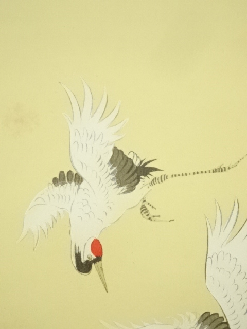 道具 ] - 道具 三輪湖舟筆 松竹梅鶴亀 肉筆絹本掛軸（共箱） | ネット